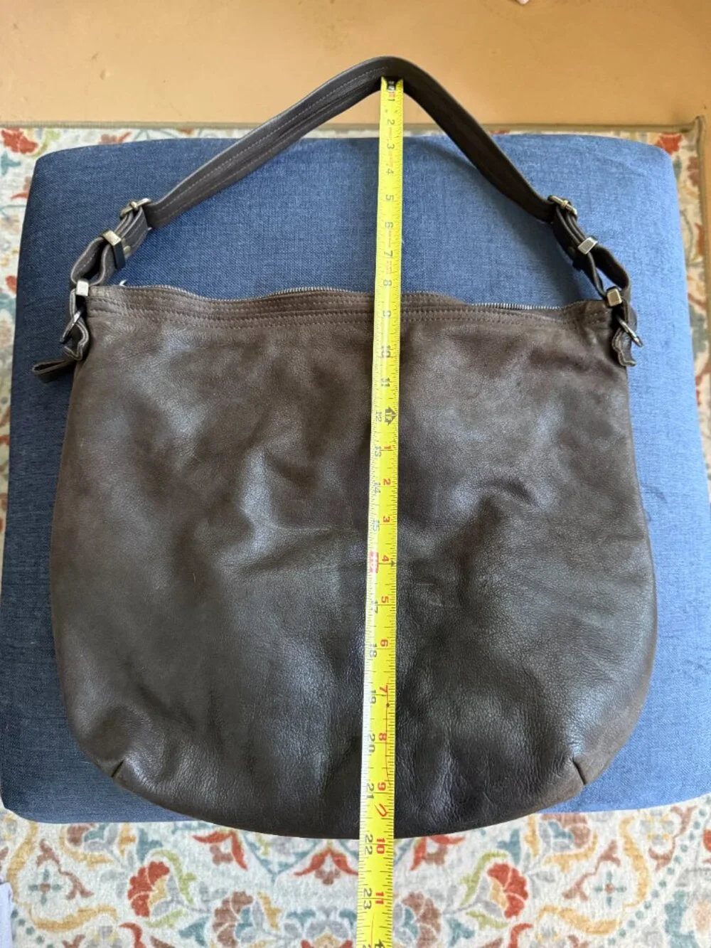 Rough and Tumble Vintage Hobo Bag